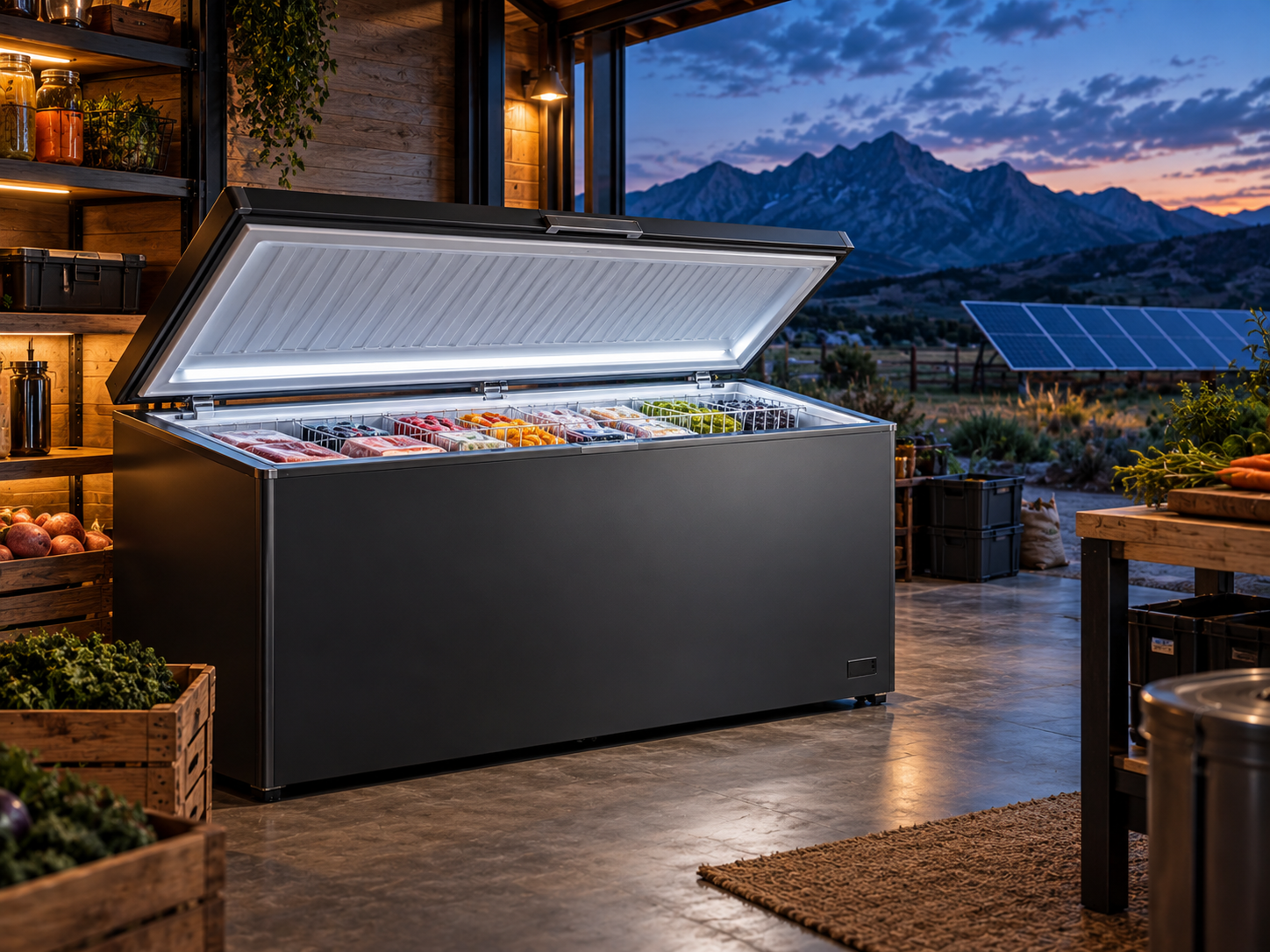 268L Solar Chest Freezer